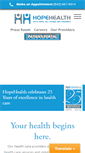 Mobile Screenshot of hope-health.org